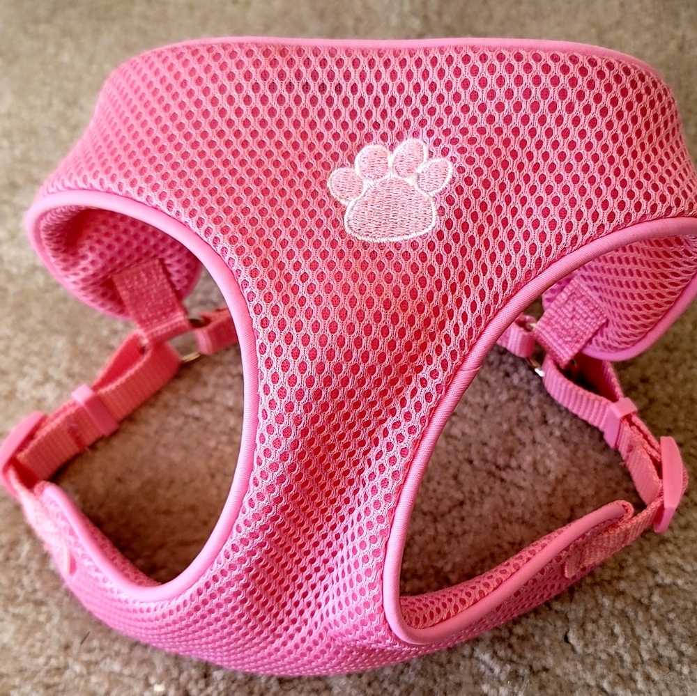 Top Paw Pink Mesh Comfort Harness Size S